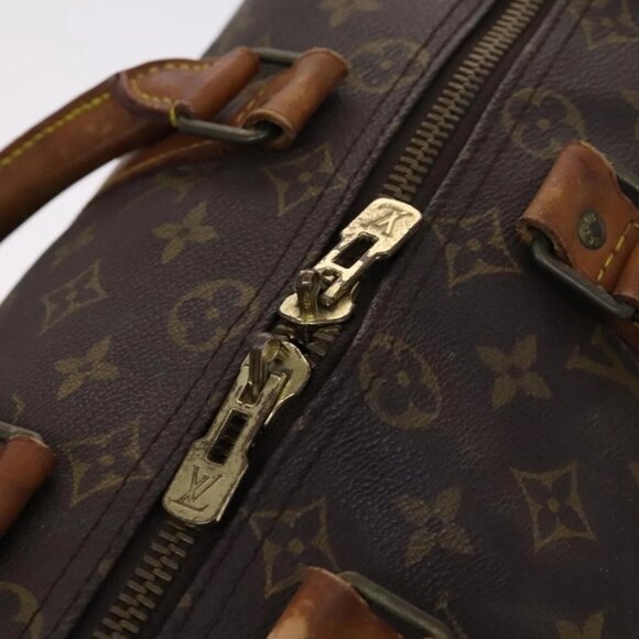 LOUIS VUITTON Monogram Keepall Bandouliere 45 Boston Bag M41418 LV Auth BD616 - Picture 11 of 15